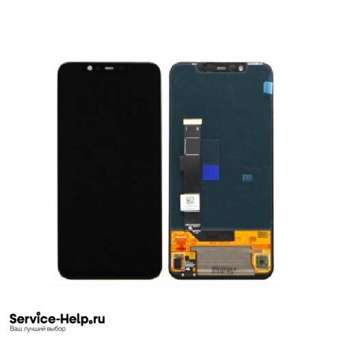 Дисплей для Xiaomi Mi 8 в сборе с тачскрином (чёрный) COPY "OLED"* купить оптом