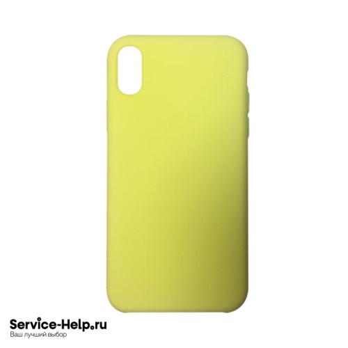 Чехол Silicone Case для iPhone X / XS (жёлтый неон) №2 ORIG завод купить оптом