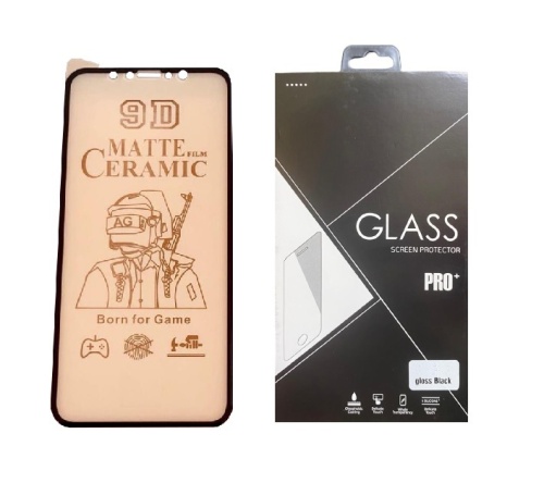Защитная плёнка для iPhone 6/6S "CERAMICS MATTE" (матовая) (чёрный)* купить оптом