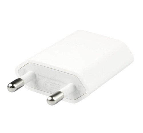 Блок питания / адаптер / сетевое зарядное устройство для iPhone (белый) COPY ААА+  купить оптом