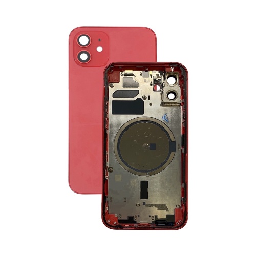 Корпус для iPhone 12 (красный) ORIG Завод (CE) + логотип купить оптом