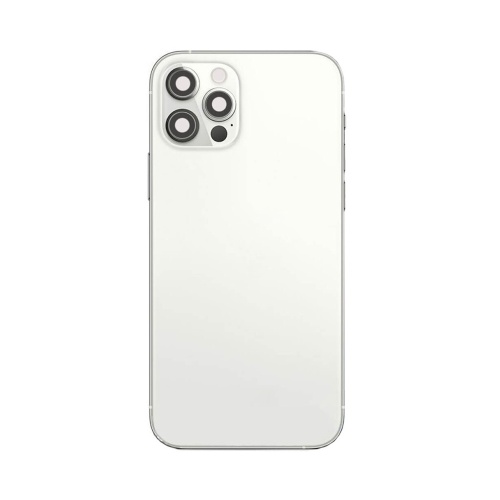 Корпус для iPhone 12 PRO MAX (белый) ORIG Завод (CE) + логотип купить оптом