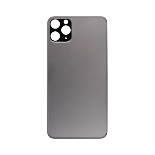 Задняя крышка для iPhone 11 PRO MAX (серый космос) (ув. вырез камеры) + (СЕ) + логотип ORIG Завод купить оптом