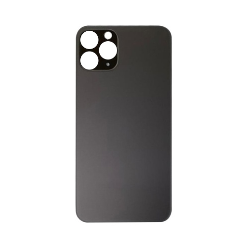 Задняя крышка для iPhone 13 PRO (чёрный) (ув. вырез камеры) + (СЕ) + логотип ORIG Завод купить оптом