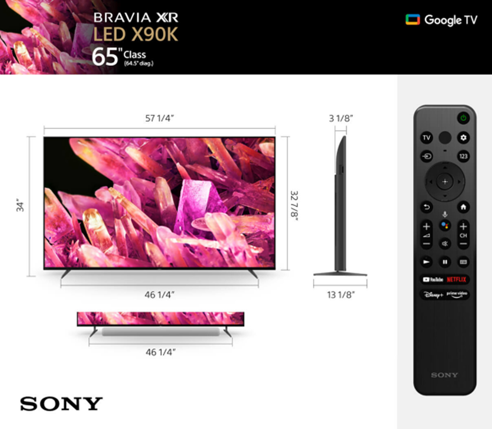 Sony XR-65x90k. Sony 55x90k. Bravia XR-65x90k. Sony 65x90k.