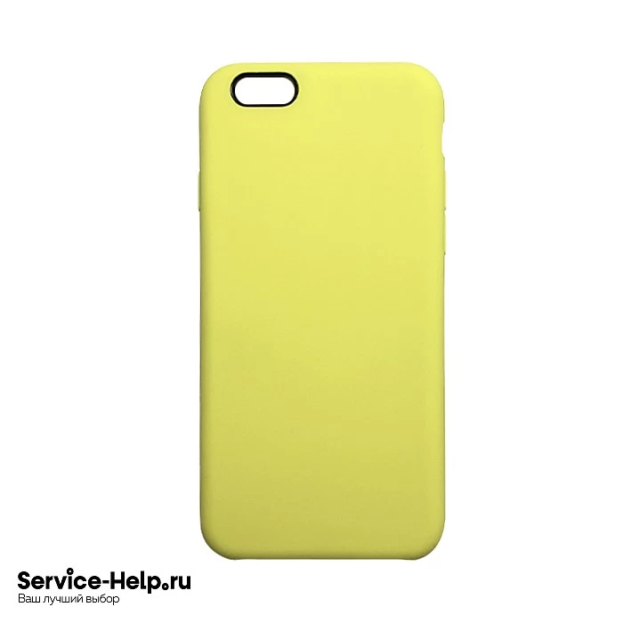 Чехол Silicone Case для iPhone 6 / 6S (жёлтый неон) без логотипа №32 COPY AAA+* купить оптом