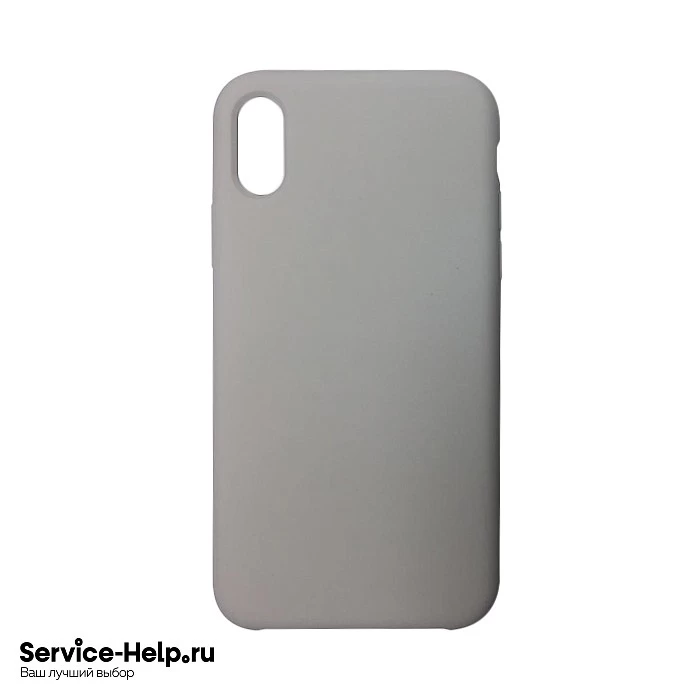 Чехол Silicone Case для iPhone X / XS (серый камень) №10 COPY AAA+ купить оптом