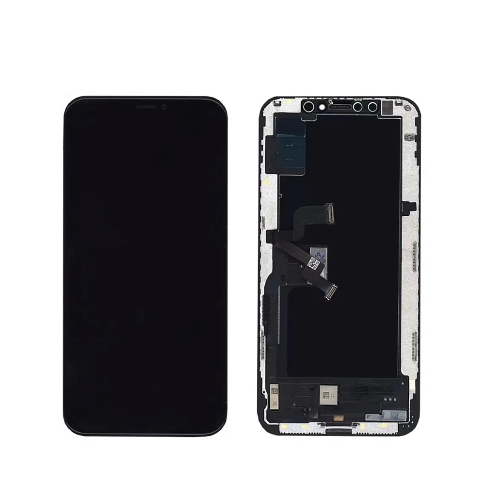 Дисплей для iPhone XS в сборе с тачскрином (чёрный) SOFT OLED купить оптом рис 1