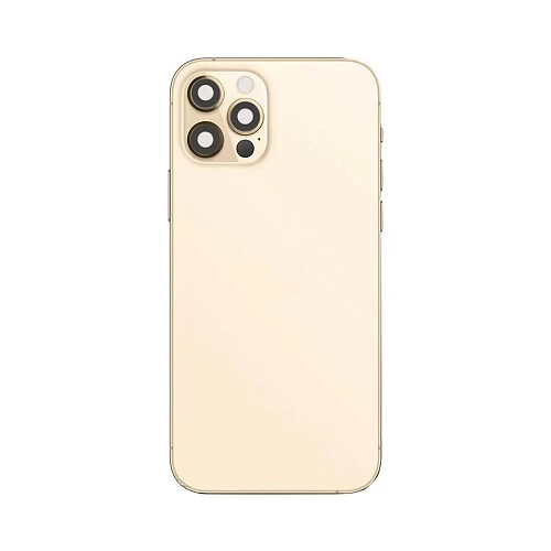 Корпус для iPhone 12 PRO MAX (золотой) ORIG Завод (CE) + логотип купить оптом рис 2