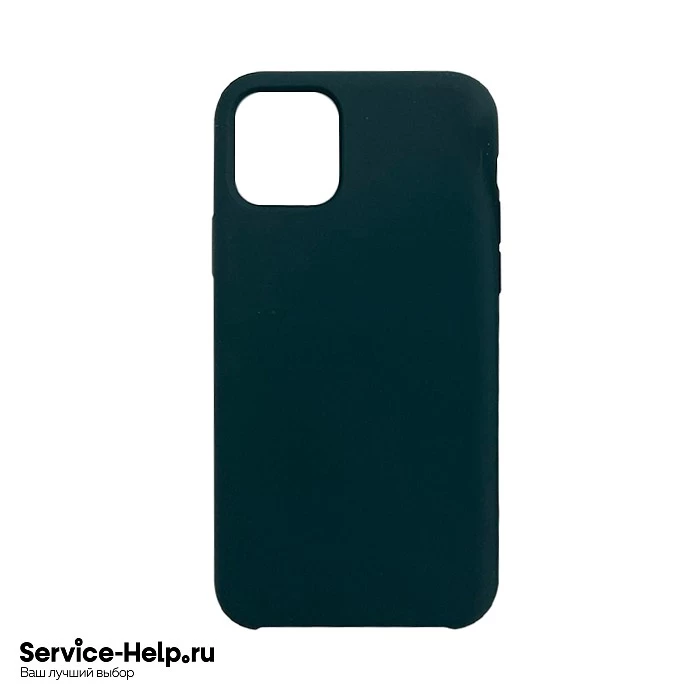 Чехол Silicone Case для iPhone 12 Mini (зелёный мох) закрытый низ без логотипа №49 COPY AAA+* купить оптом рис 1