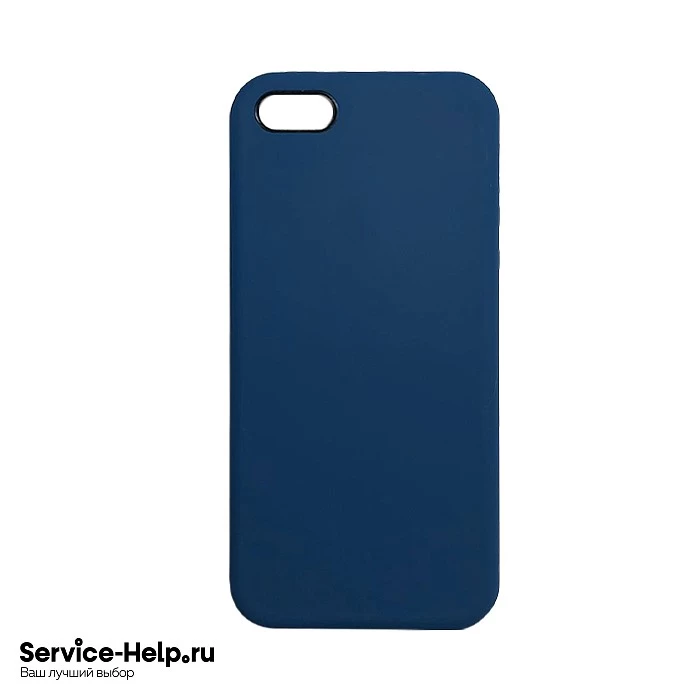 Чехол Silicone Case для iPhone 5 / 5S / SE (тёмно-синий) №20 COPY АAA+ купить оптом