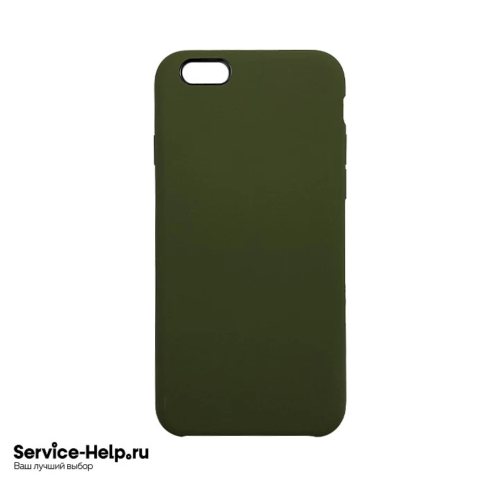 Чехол Silicone Case для iPhone 6 / 6S (тёмно-оливковый) без логотипа №48 COPY AAA+* купить оптом рис 1