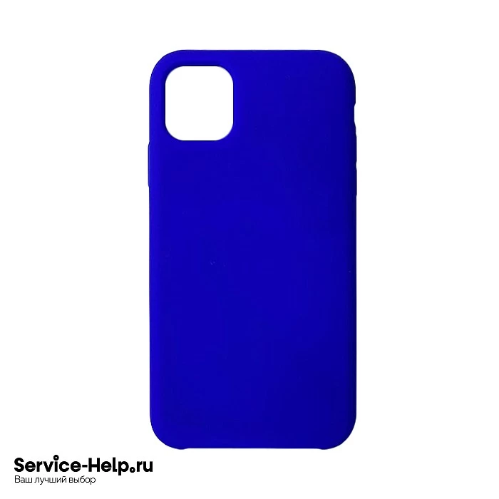 Чехол Silicone Case для iPhone 12 / 12 PRO (ультра синий) закрытый низ без логотипа №40 COPY AAA+* купить оптом рис 1