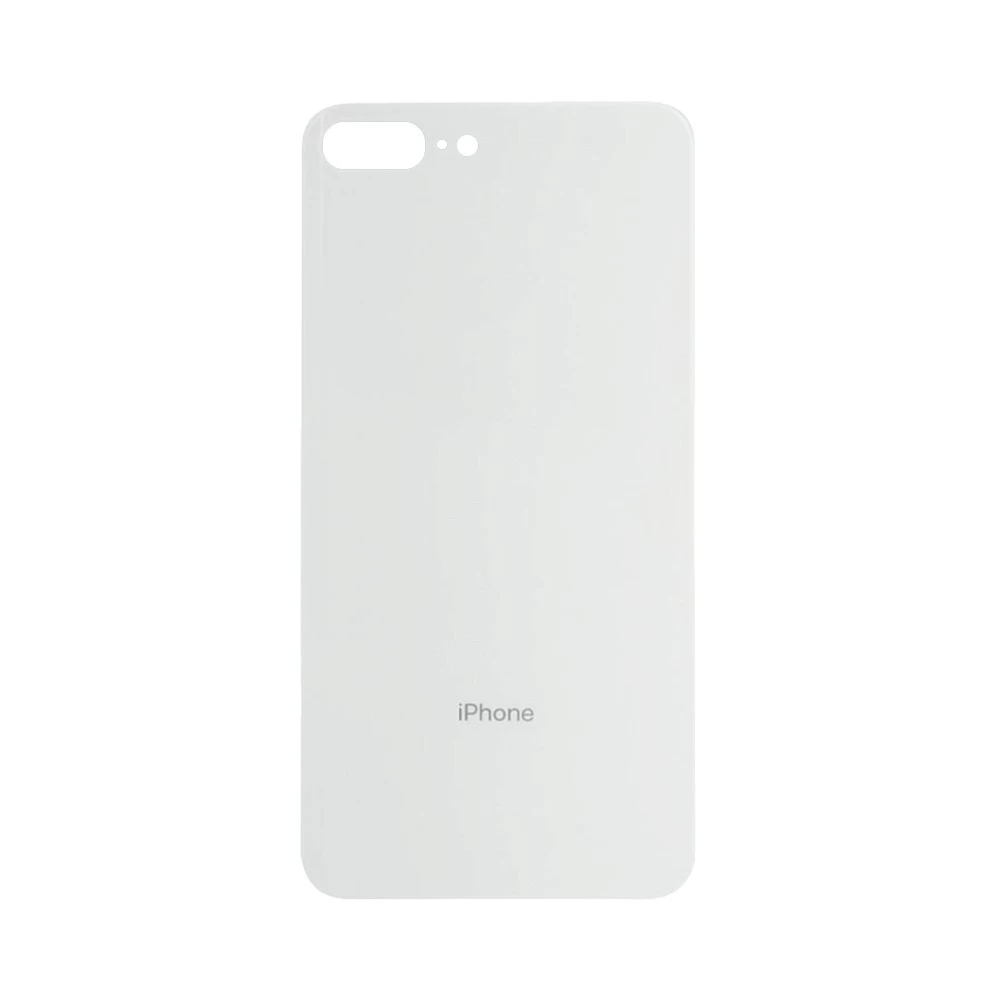 Задняя крышка для iPhone 8 Plus (белый) (ув. вырез камеры) + (СЕ) + логотип ORIG Завод купить оптом