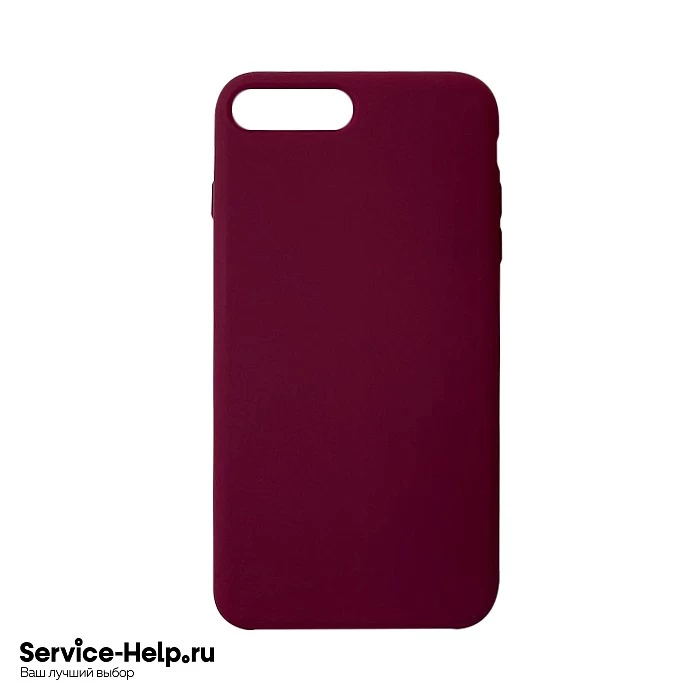 Чехол Silicone Case для iPhone 7 Plus / 8 Plus (бордовый) без логотипа №52 COPY AAA+* купить оптом рис 1