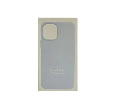 Чехол Silicone Case для iPhone 12 PRO MAX (с анимацией) (васильковый) №5 ORIG Завод* купить оптом рис 2