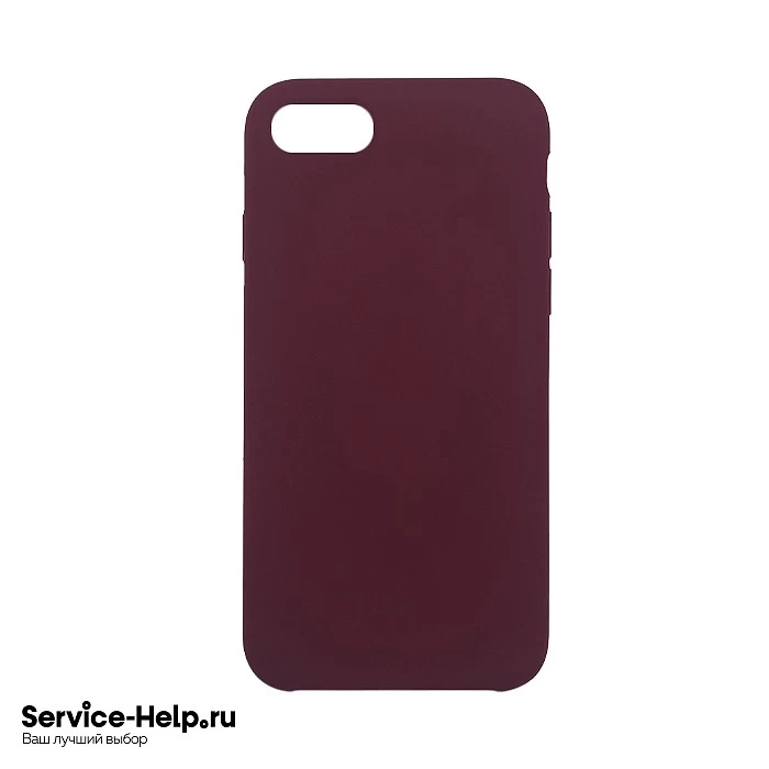 Чехол Silicone Case для iPhone 7 / 8 (бордовый) без логотипа №52 COPY AAA+* купить оптом рис 1