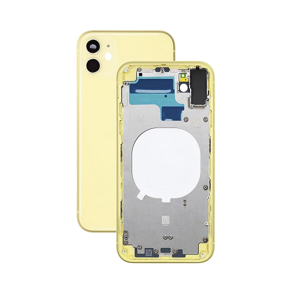 Корпус для iPhone 11 (жёлтый) ORIG Завод (CE) + логотип купить оптом