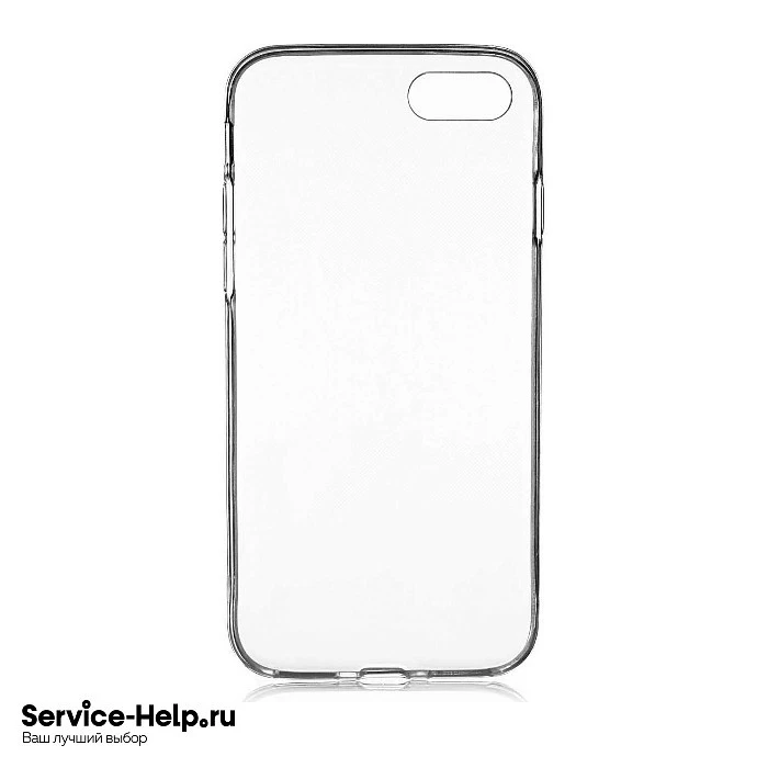 Чехол Silicone Case для iPhone 7 Plus / 8 Plus (глянцевый прозрачный) ORIG Завод купить оптом рис 1