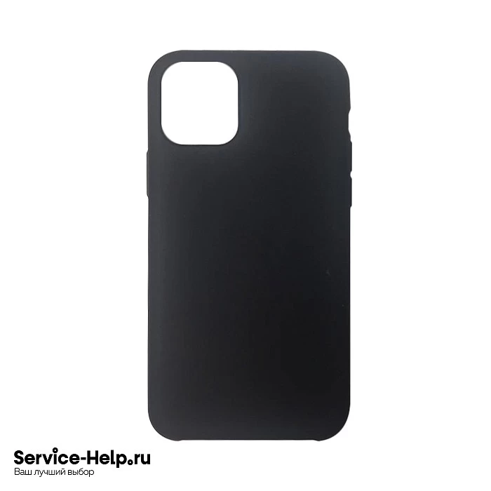 Чехол Silicone Case для iPhone 12 Mini (чёрный) закрытый низ без логотипа №18 COPY АAA+* купить оптом