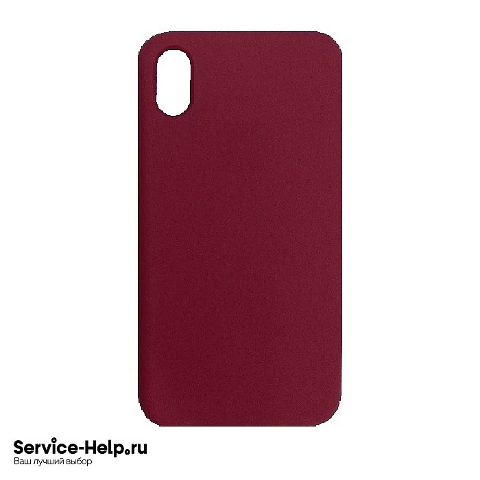 Чехол Silicone Case для iPhone X / XS (пурпурный) без логотипа №36 COPY AAA+* купить оптом