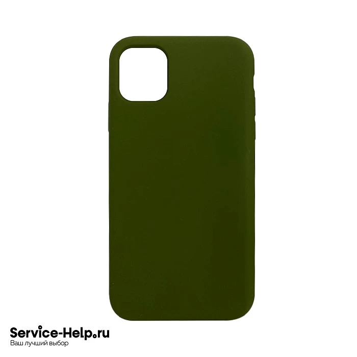 Чехол Silicone Case для iPhone 11 (тёмно-оливковый) без логотипа №48 COPY AAA+* купить оптом