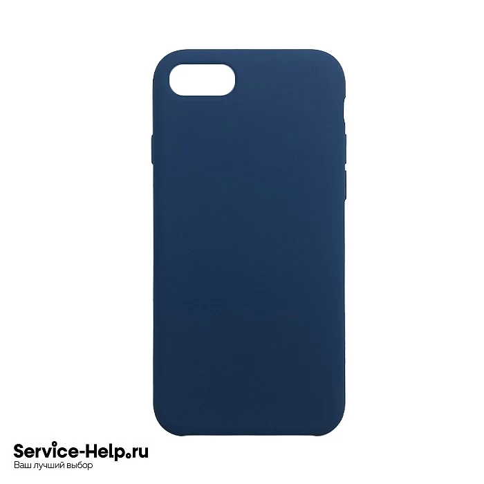 Чехол Silicone Case для iPhone 7 / 8 (тёмно-синий) без логотипа №20 COPY AAA+* купить оптом рис 1