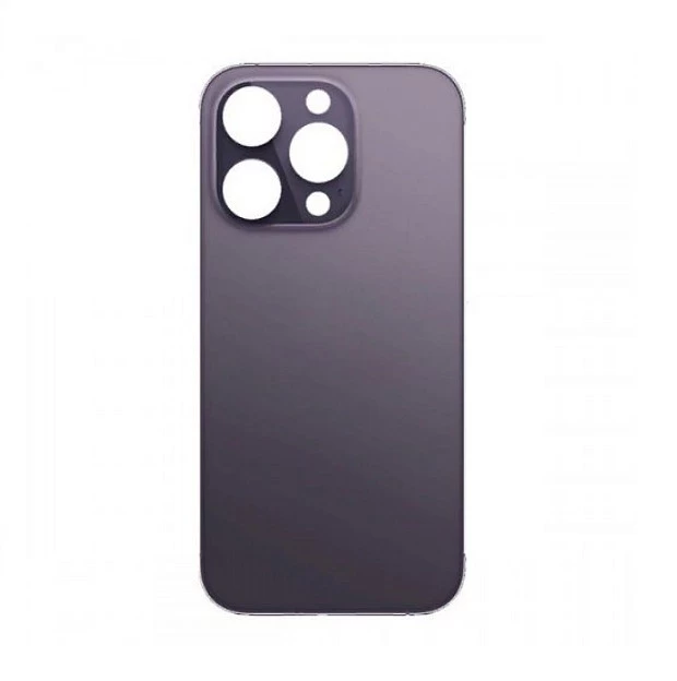 Задняя крышка для iPhone 14 Pro Max (фиолетовый) (ув. вырез камеры) + (СЕ) + логотип ORIG Завод купить оптом