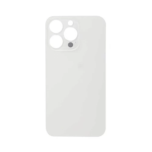 Задняя крышка для iPhone 13 PRO MAX (белый) (ув. вырез камеры) + (СЕ) + логотип ORIG Завод купить оптом