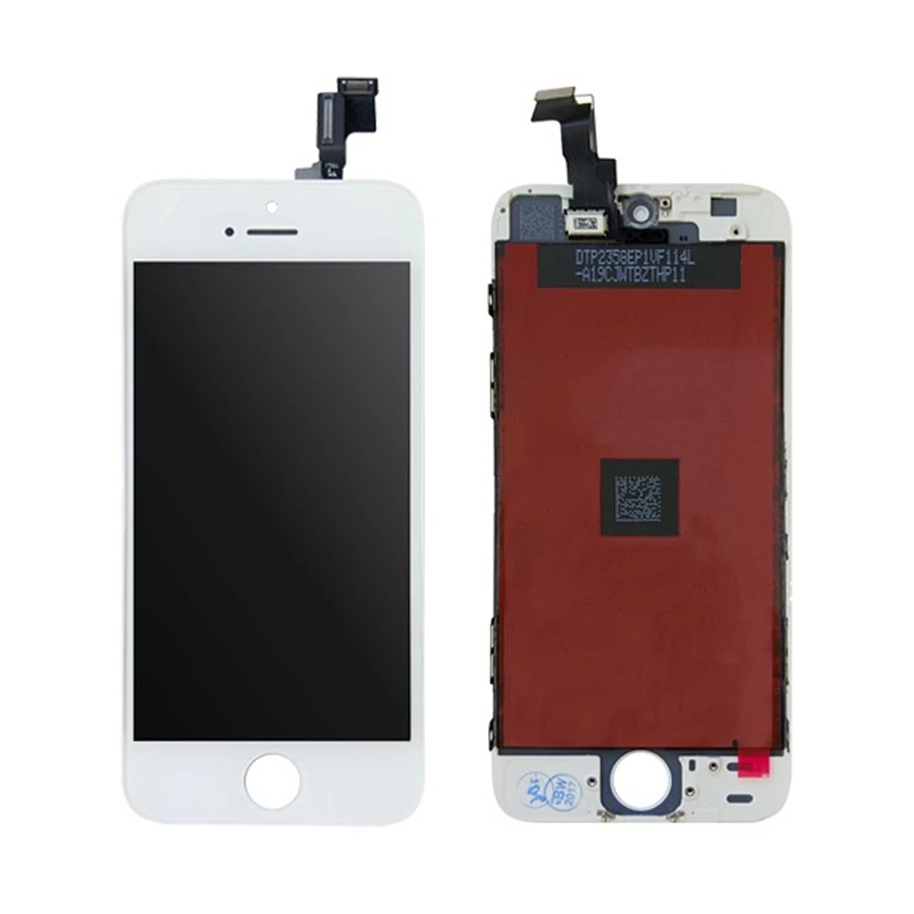Дисплей для iPhone 5S/SE в сборе с тачскрином (белый) COPY "Hancai" + глазок камеры купить оптом рис 1
