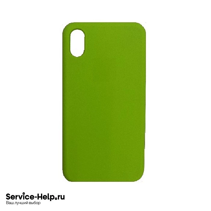 Чехол Silicone Case для iPhone XR (лаймовый зелёный) без логотипа №31 COPY AAA+* купить оптом