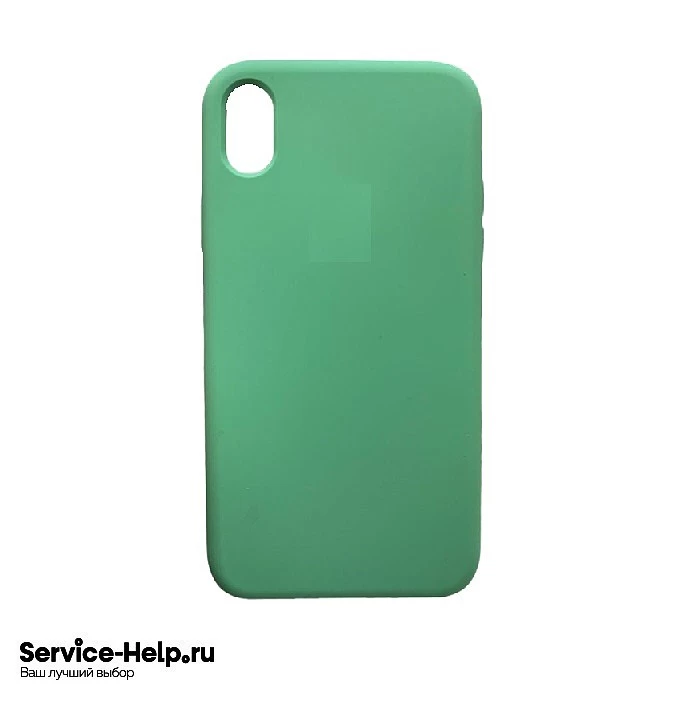 Чехол Silicone Case для iPhone X / XS (весенне-зелёный) без логотипа №50 COPY AAA+* купить оптом