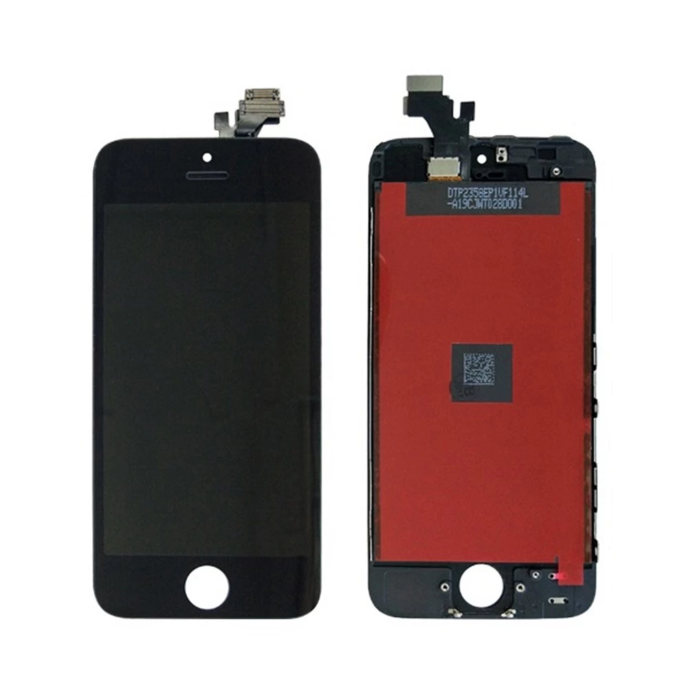 Дисплей для iPhone 5 в сборе с тачскрином (чёрный) COPY "Hancai" + глазок камеры купить оптом рис 1