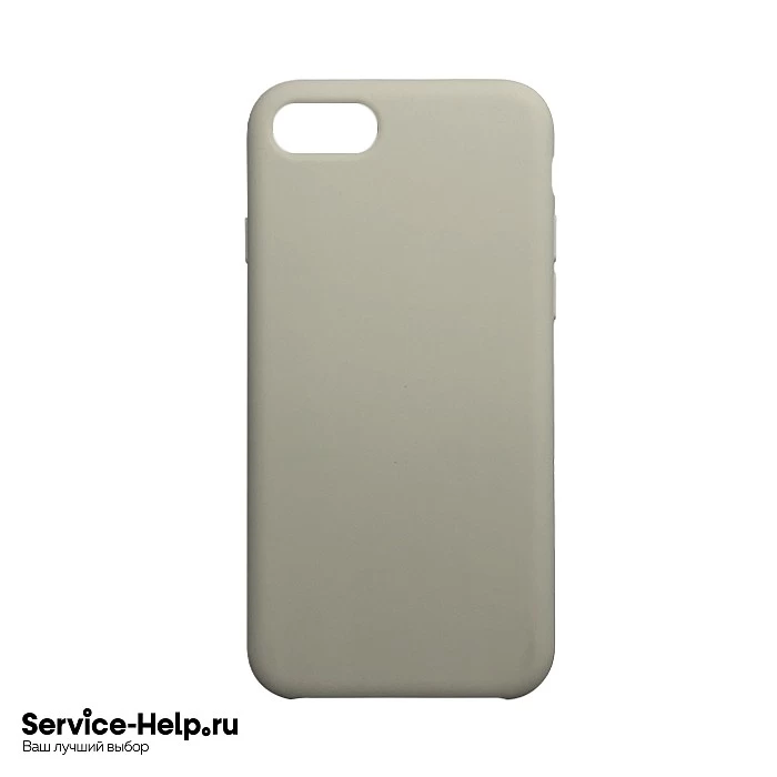 Чехол Silicone Case для iPhone 7 / 8 (серый камень) без логотипа №10 COPY AAA+* купить оптом