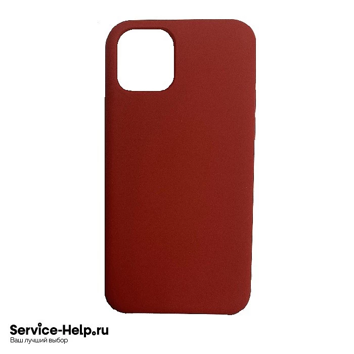Чехол Silicone Case для iPhone 11 PRO MAX (тёмно-красный) №33 COPY AAA+ купить оптом рис 1