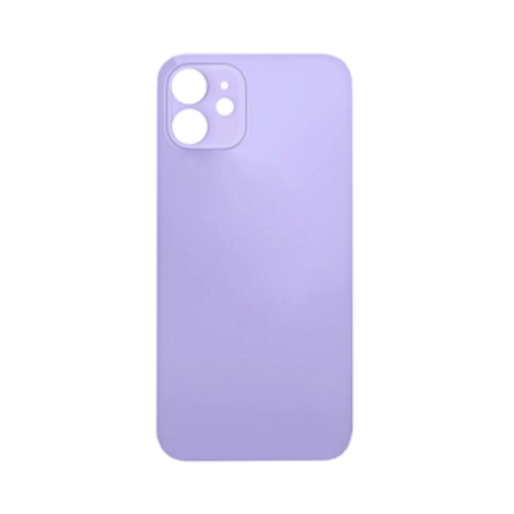 Задняя крышка для iPhone 12 (фиолетовый) (ув. вырез камеры) + (СЕ) + логотип ORIG Завод купить оптом