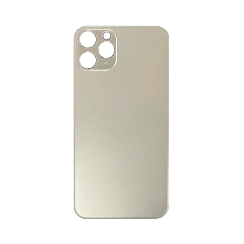 Задняя крышка для iPhone 11 PRO MAX (серебро) (ув. вырез камеры) + (СЕ) + логотип ORIG Завод купить оптом рис 1