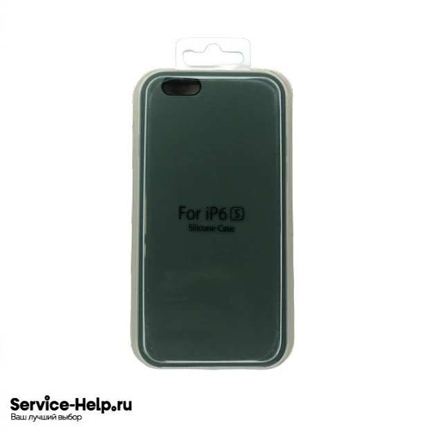 Чехол Silicone Case для iPhone 6 / 6S (изумрудный) без логотипа №58 COPY AAA+ купить оптом рис 1