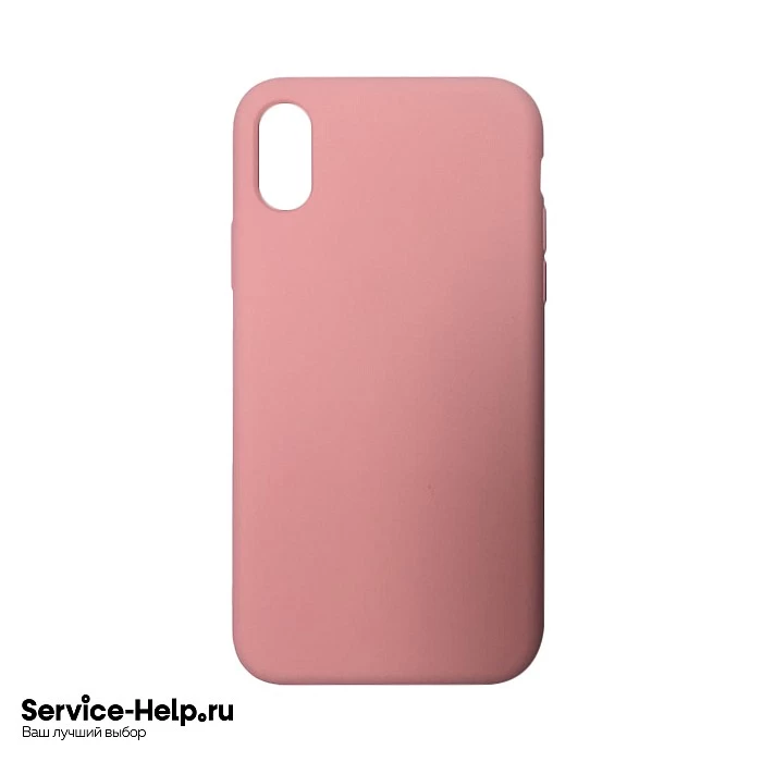 Чехол Silicone Case для iPhone X / XS (светло-розовый) без логотипа №12 COPY AAA+* купить оптом рис 1