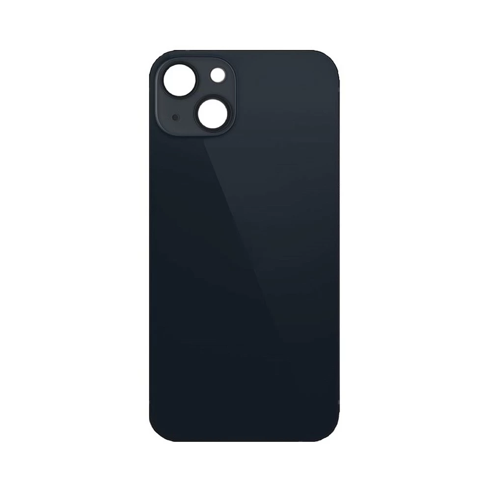 Задняя крышка для iPhone 13 (чёрный) (ув. вырез камеры) + (СЕ) + логотип ORIG Завод купить оптом