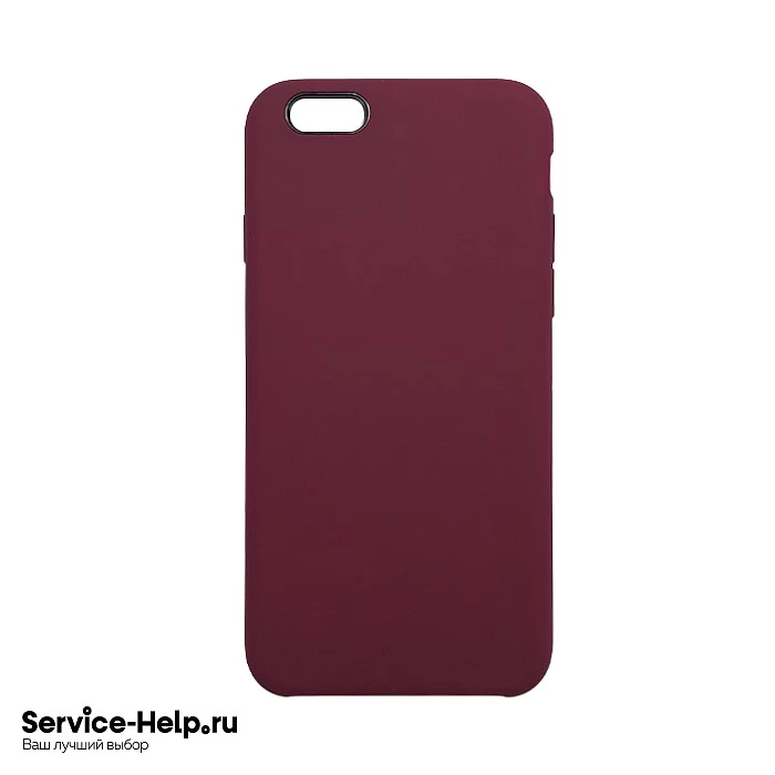 Чехол Silicone Case для iPhone 6 / 6S (бордовый) без логотипа №52 COPY AAA+* купить оптом рис 1
