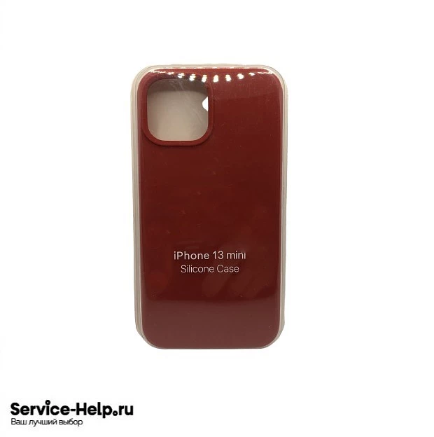Чехол Silicone Case для iPhone 13 Mini (тёмно-красный) №33 COPY AAA+ купить оптом