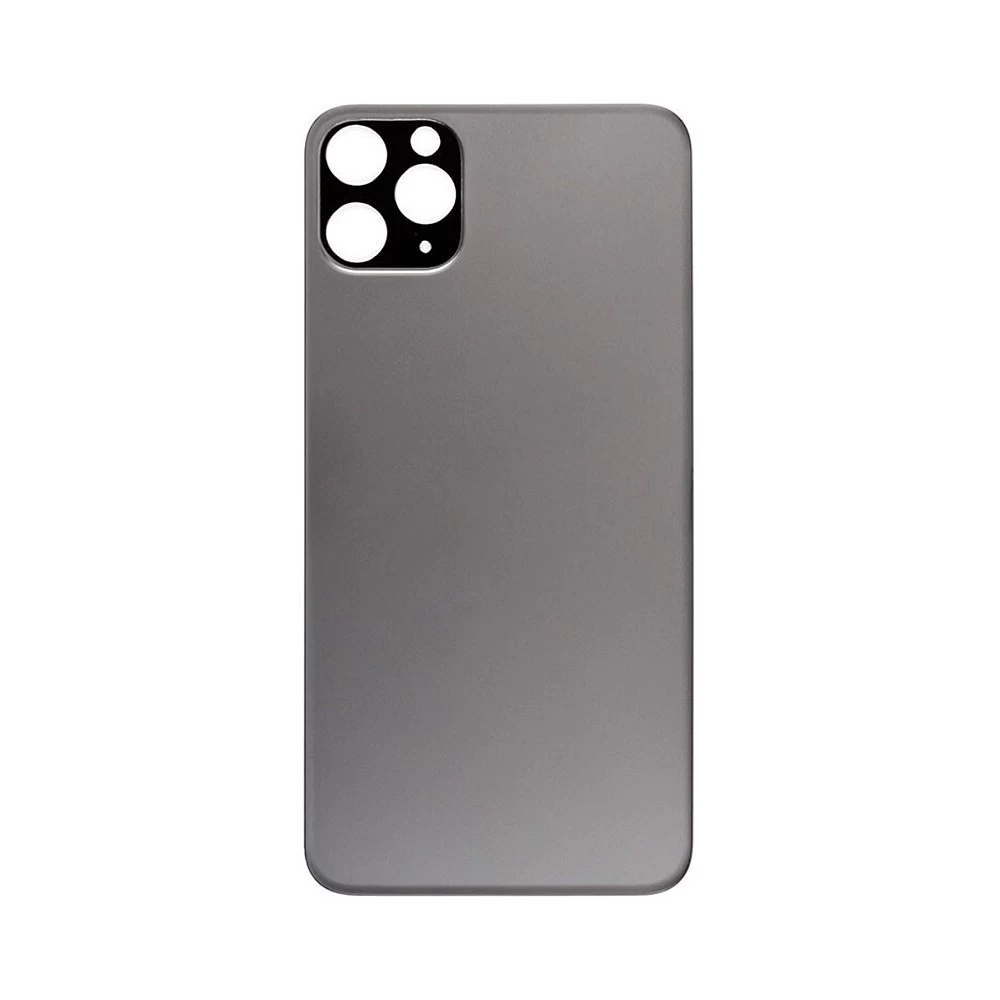 Задняя крышка для iPhone 11 PRO (серый космос) (ув. вырез камеры) + (СЕ) + логотип ORIG Завод купить оптом