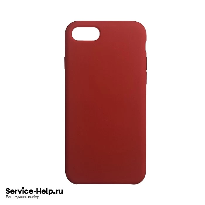 Чехол Silicone Case для iPhone 7 / 8 (красный) без логотипа №14 COPY AAA+* купить оптом рис 1