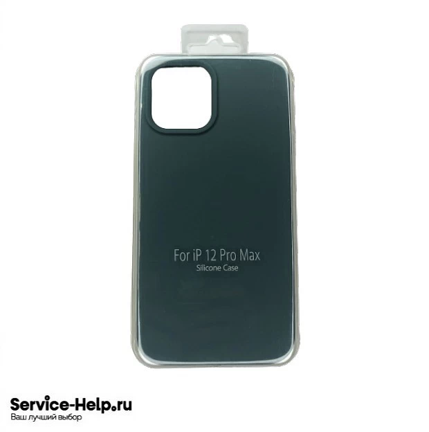 Чехол Silicone Case для iPhone 12 PRO MAX (мурена) закрытый низ без логотипа №61 COPY AAA+* купить оптом рис 1