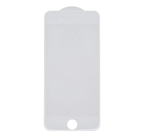 Стекло защитное 11D для iPhone 7/8/SE2 (белый) с защитой динамика от пыли купить оптом