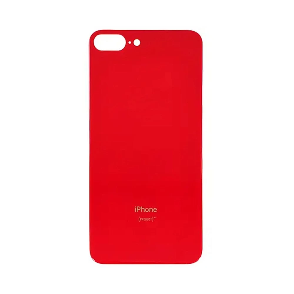 Задняя крышка для iPhone 8 Plus (красный) (ув. вырез камеры) + (СЕ) + логотип ORIG Завод купить оптом рис 1