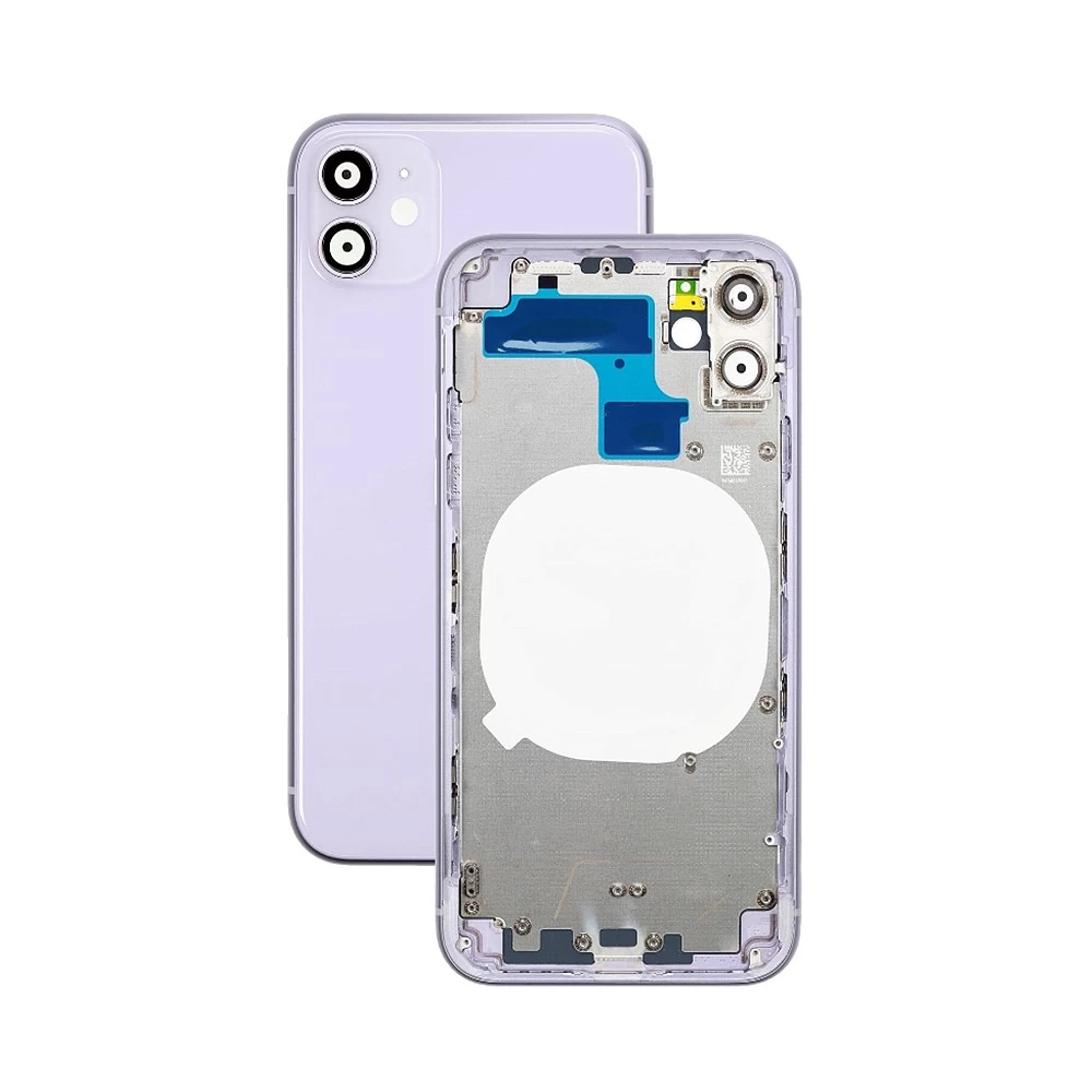 Корпус для iPhone 11 (фиолетовый) ORIG Завод (CE) + логотип купить оптом