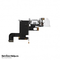 Нижний шлейф (разъём зарядки) для iPhone 6 (белый) ORIG 1в1 - Service-Help.ru