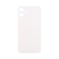 Задняя крышка для iPhone 12 Mini (белый) (ув. вырез камеры) + (СЕ) + логотип ORIG Завод - Service-Help.ru